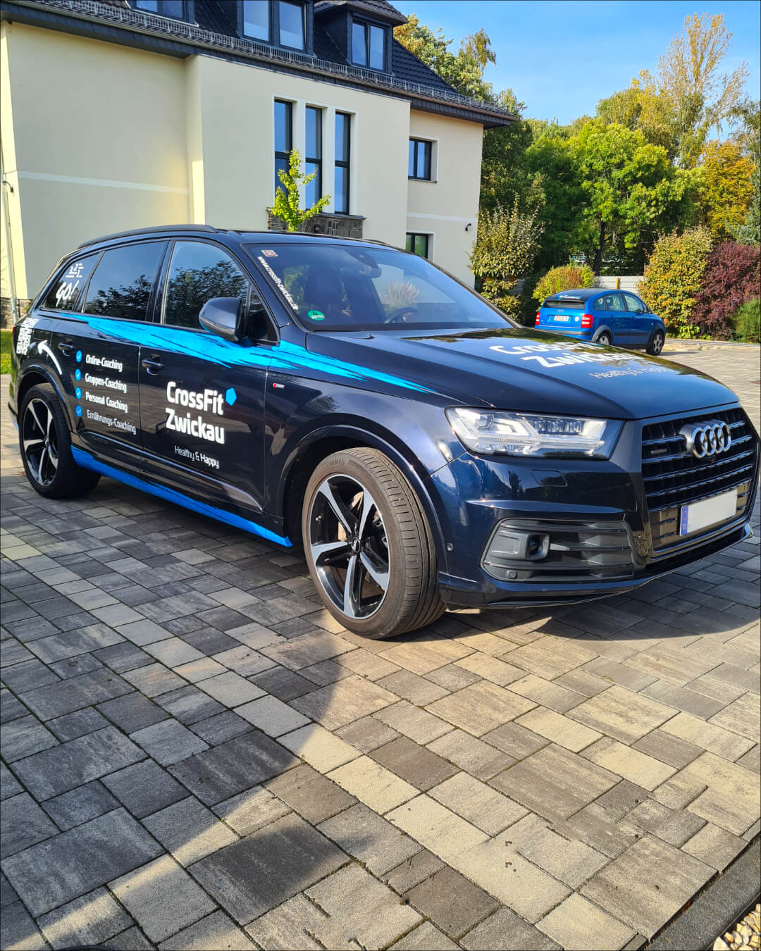 Projekt Folierung Audi Q7 CrossFit Zwickau